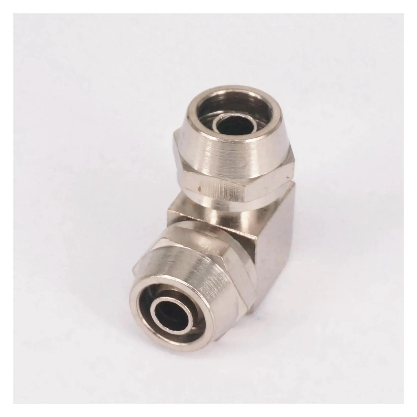 2pc Quick fit for 10x6.5mm O/DxI/D Hose Elbow 90 Degree Brass Pneumatic Pipe Hose Coupler Fitting Connector