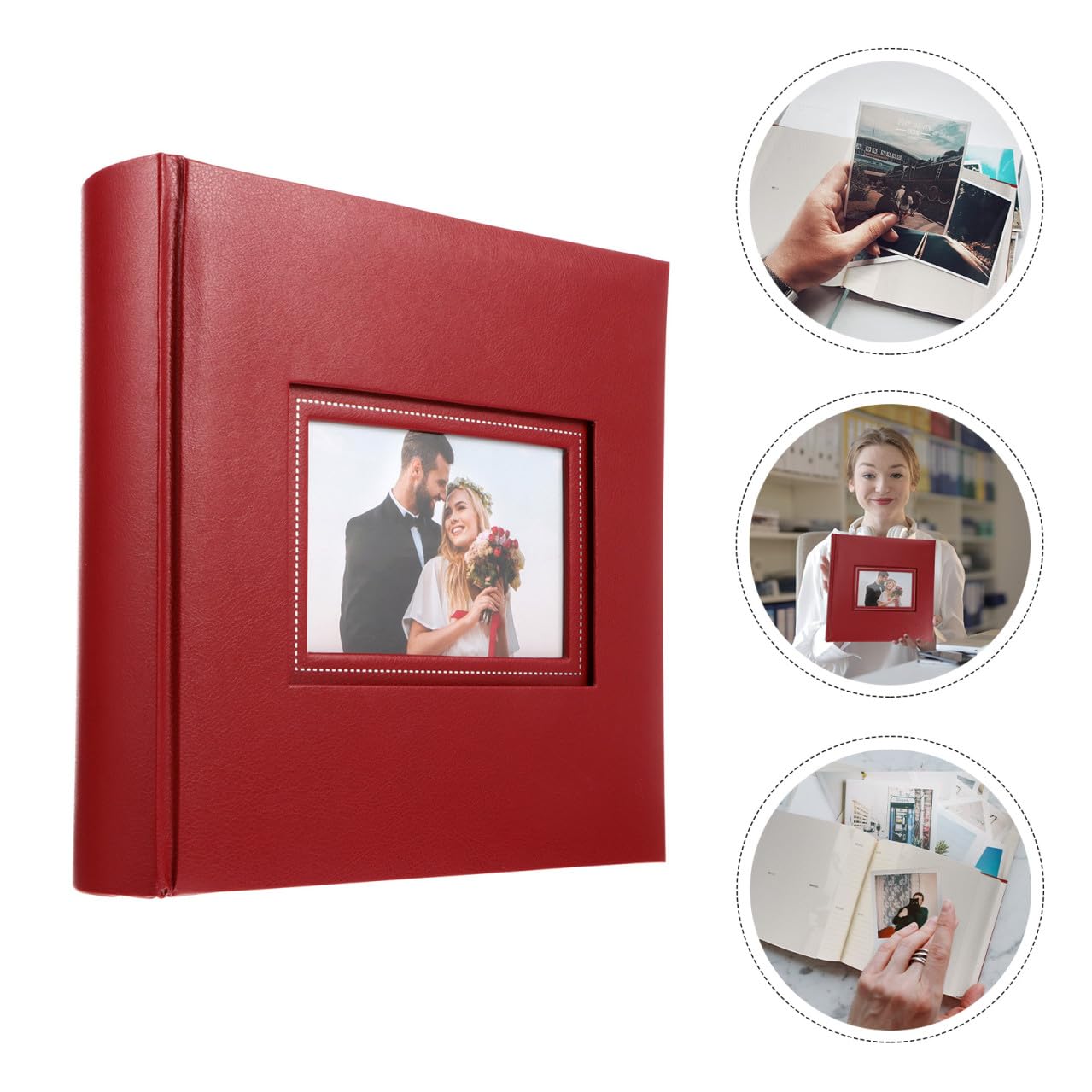Cabilock Álbum De Fotos Memories Con 200 Bolsillos Y Ranuras Para Libros De Fotos De Bodas Para Fotos De 6 X 4 Pulgadas