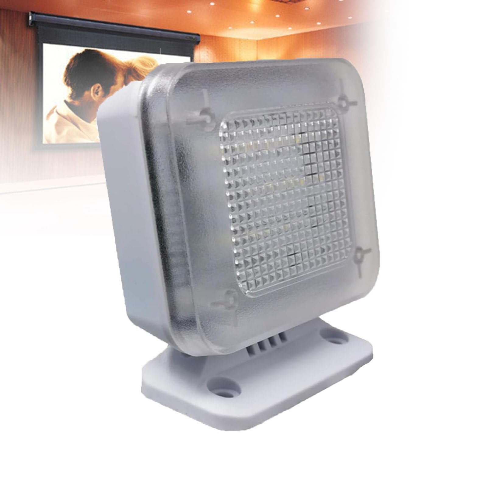 Simulateur De TéLéVision Led, éQuipement De SéCurité Anti-Cambriolage, Capteur De Source Lumineuse IntéGré, Mise Sous Tension Automatique, à Utiliser Lorsqu'Il N'Y A Personne à La Maison