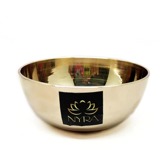 Buy NYRA® Pure Bronze Bowl, Kansa Katori, Kansi Vaati, Handmade Organic
