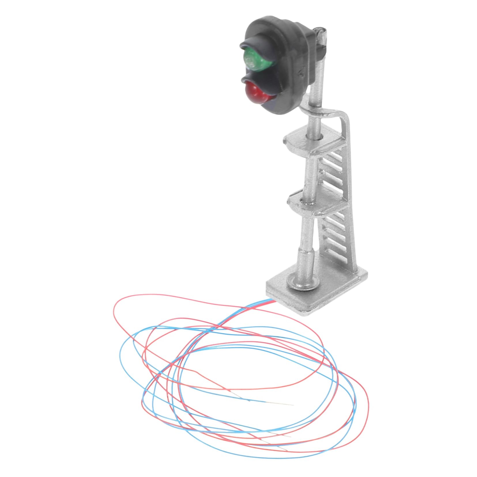 Operitacx Miniature Signal Light Model Durable Sand Table Spotlight Decor for Model Train Layouts for Mini House Landscape Decoration Easy to Carry and Unique DIY Accessory