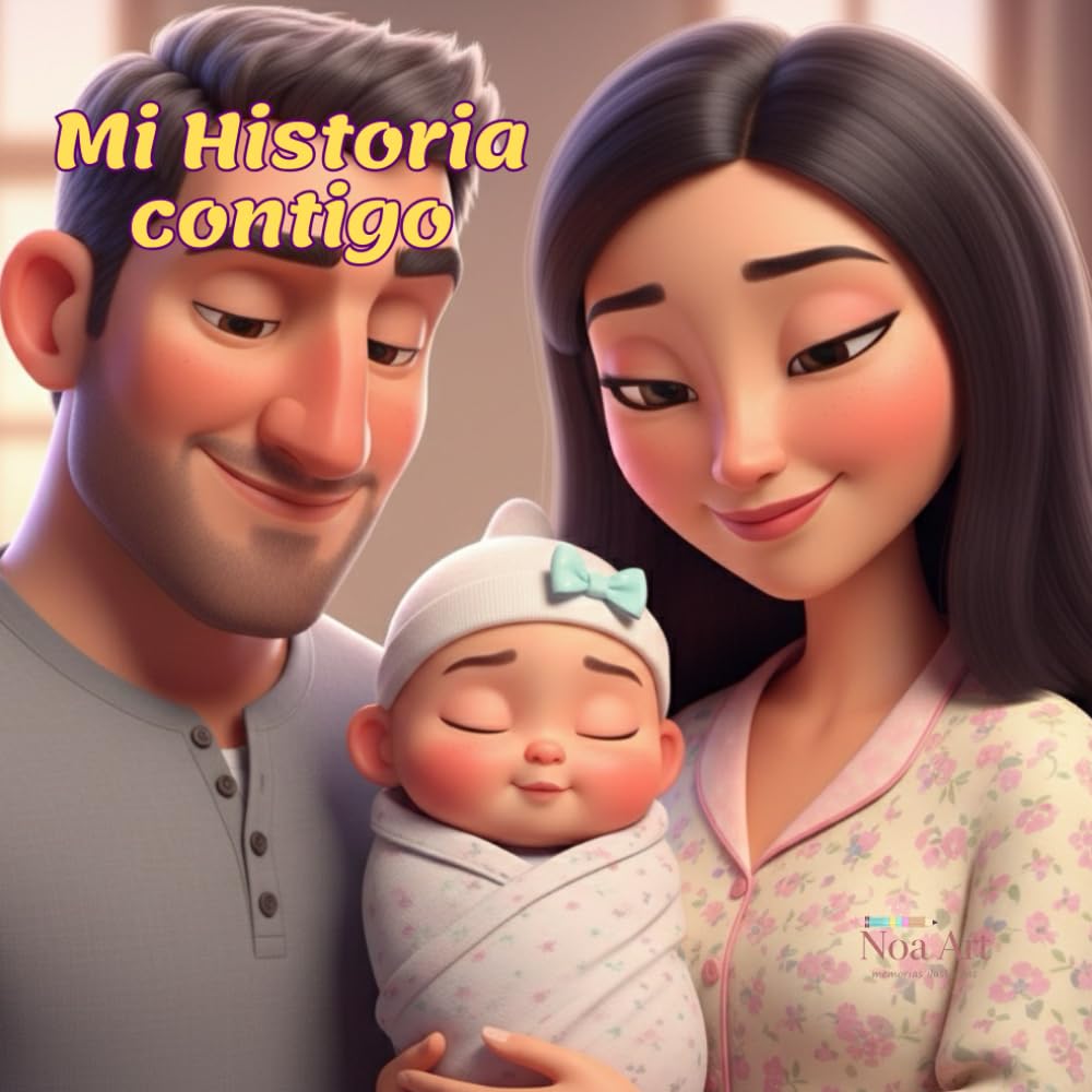 Mi Historia Contigo, un Diario de Amor y Recuerdos de 0 a 5 años, Edición niña (5): Baby Memory Book
