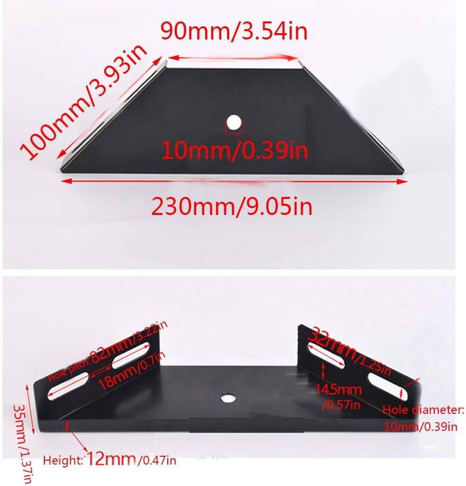 MetalFurniture Legs,Table Legs, 4 Pcs Round Silver Metal Table Legs,Furniture Legs Adjustable Heavy Duty Bed Legs Aluminum Alloy Coffee Table Legs,Floor Protection Mat(25cm/9.8in) ( Size : 45cm/17.71i