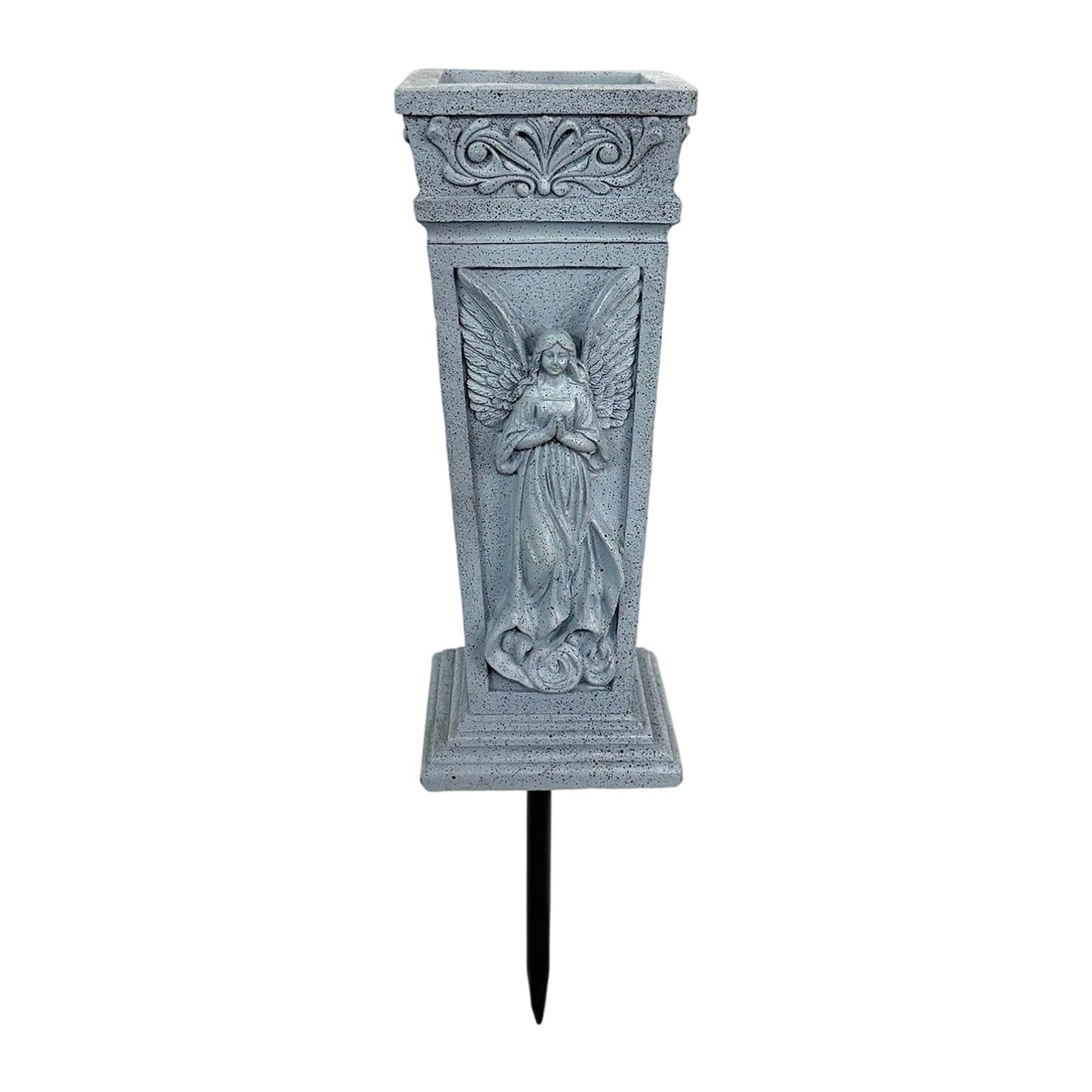 Vase funéraire pour fleurs à installation facile et rapide au cimetière