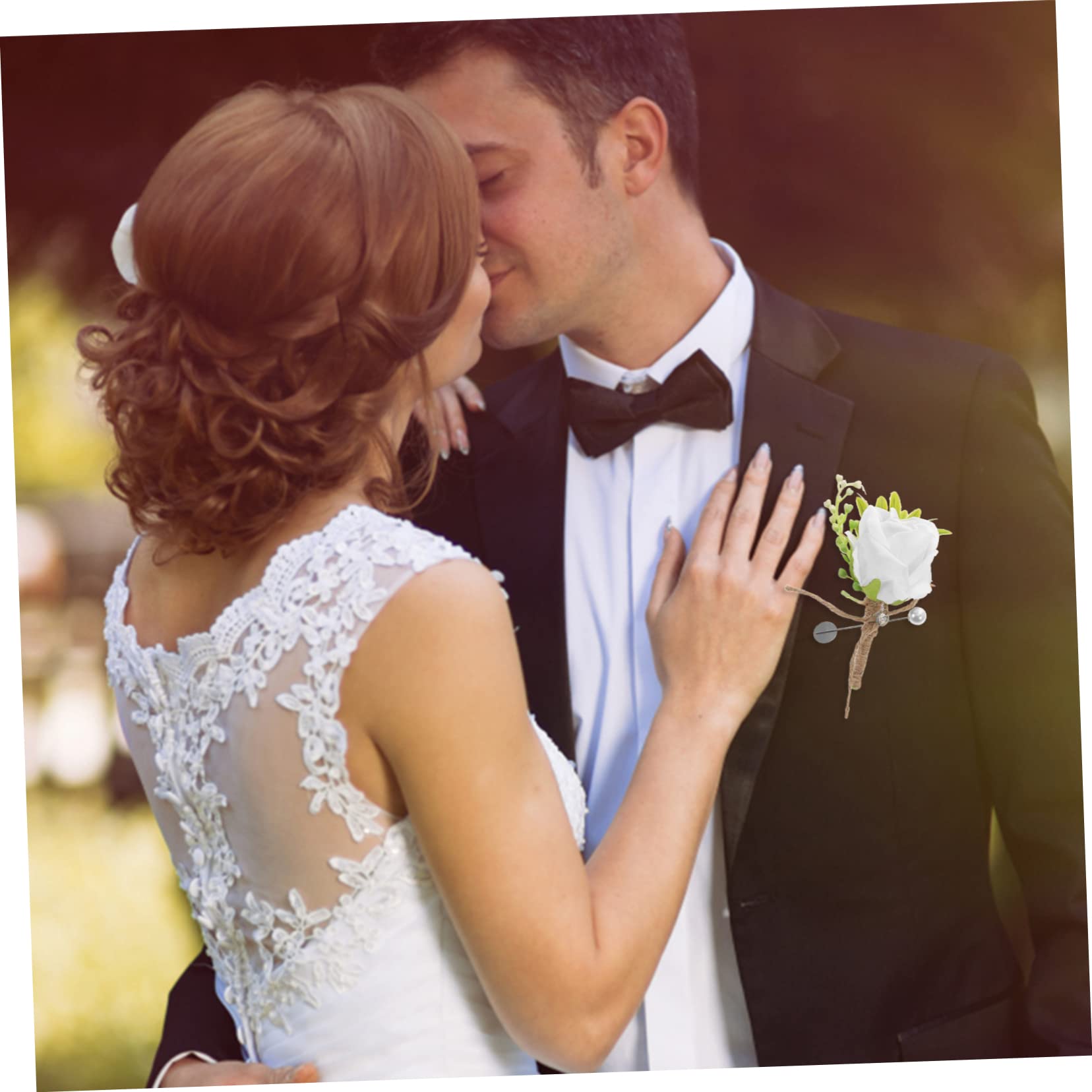10pezzi Boutonniere Per Matrimonio Corsage Di Artificiali Eleganti Per Sposi e Sposi Decorazione Per Cerimonie e Feste Romantico Per Eventi Speciali