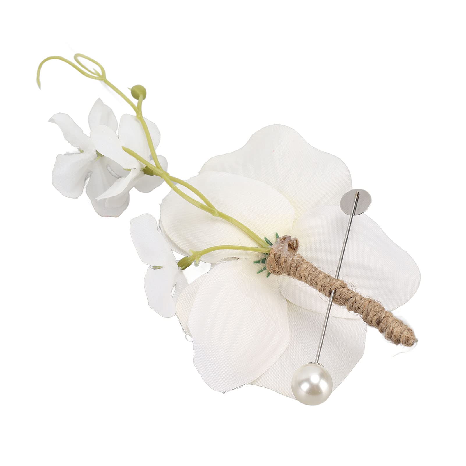 Fiore Spilla all'Occhiello, 8 Pezzi da Uomo Fatta a Mano di Raso Accessori alla Moda Classica Sposo Sposa Fiori Signora Corpetto Gioielli Decorazione del Vestito Parti per la Nuziale Puntello