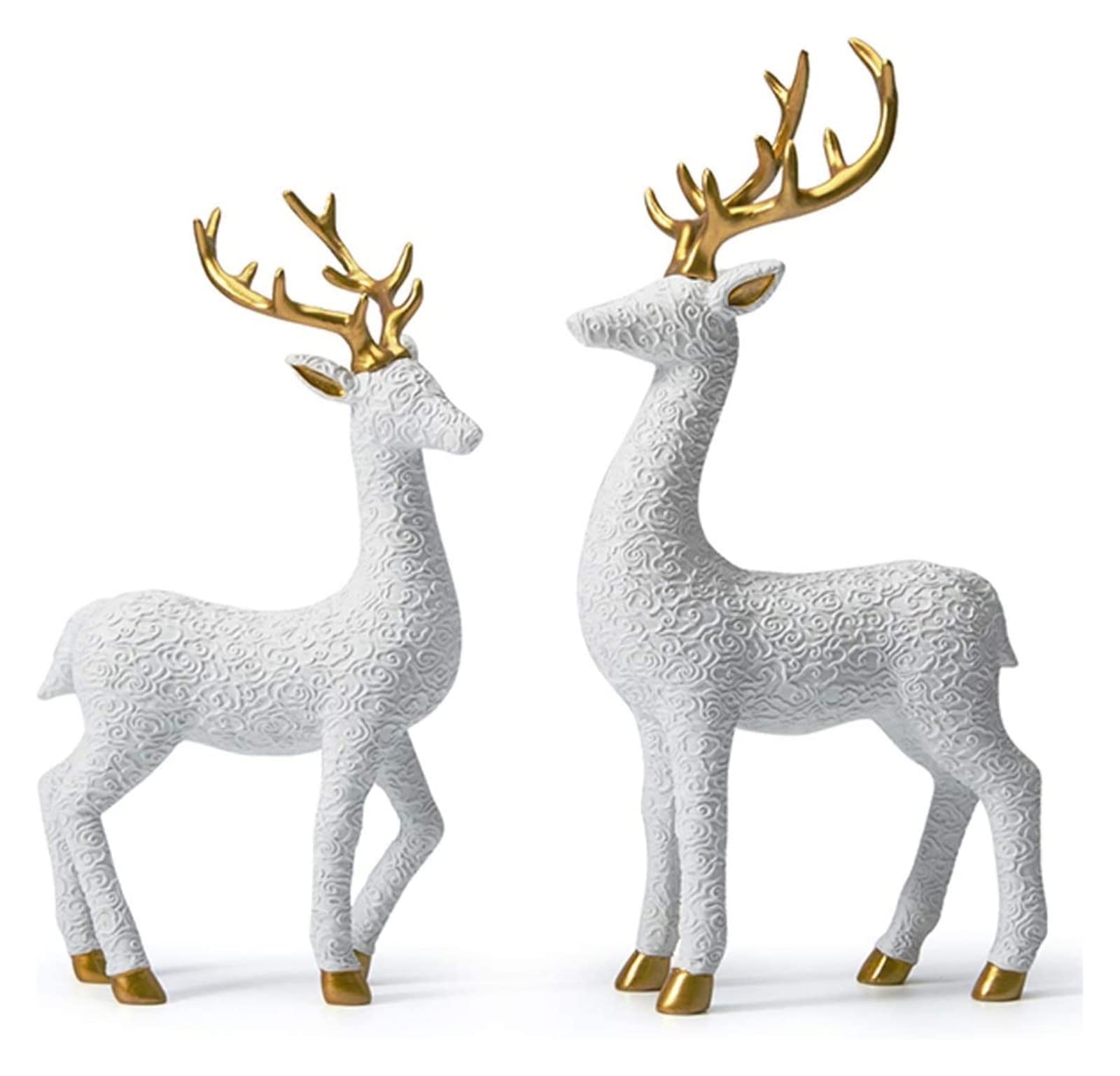Statue de cerf artisanat et décoration de table salon design