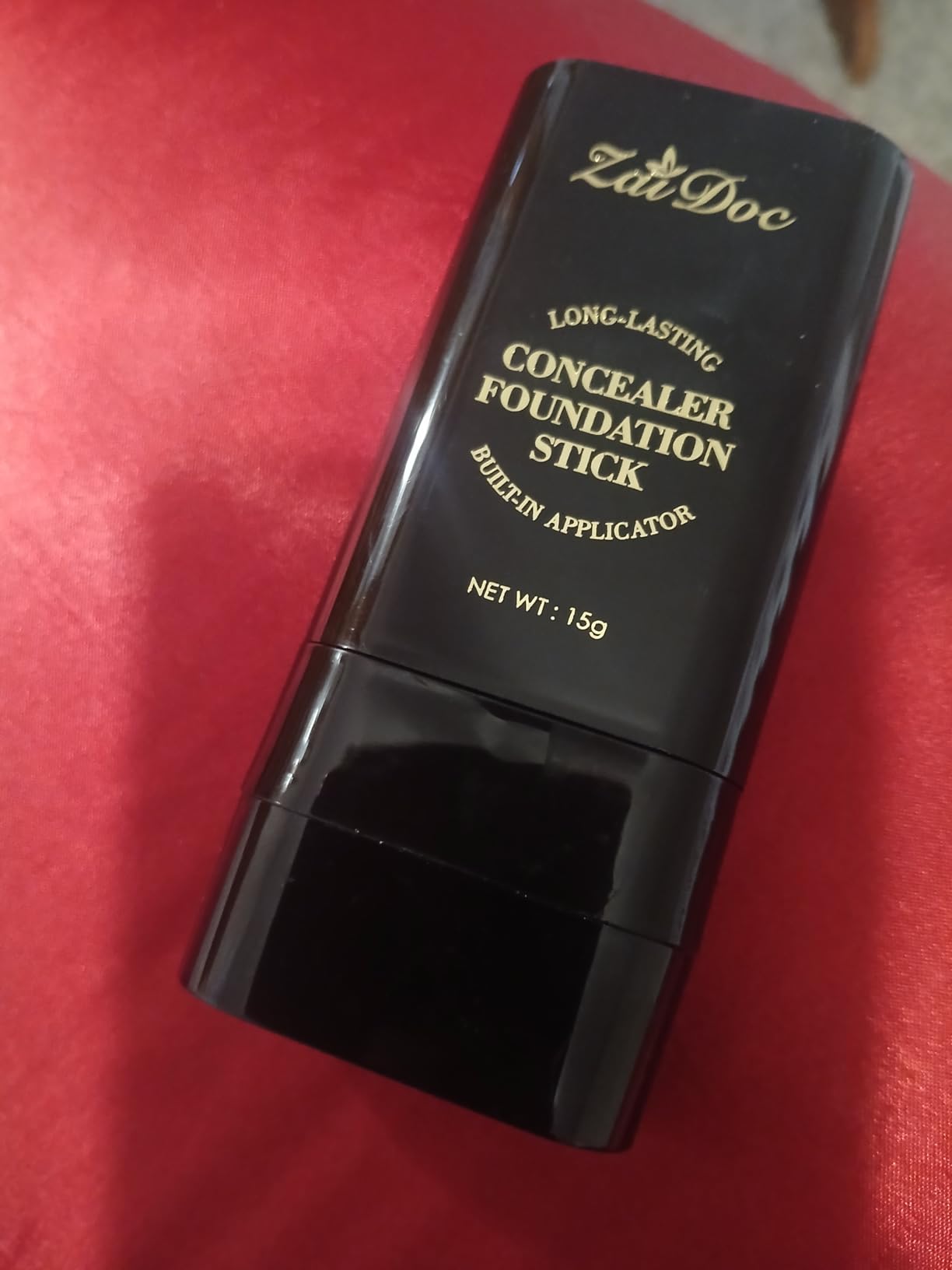 ZAIDOC Foundation Stick, Dual-Ended with Brush, 2-in-1 Longwear & Waterproof, Natural Full Makeup Concealer Coverage for Dark Circles & Blemishes with Hydrating Olive & Camellia, 2.09 oz (04#)