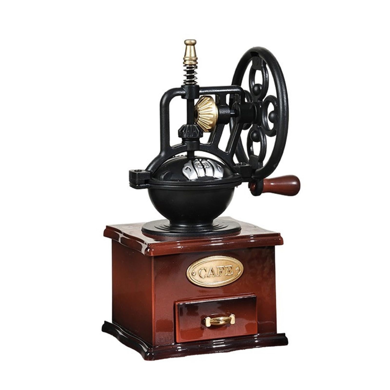 HDOYTXXM Hand Crank Coffee Grinders Music Box Mechanism Wind Up Musical Table Ornament Birthday Wedding Gift Women Men Wind Up Clockwork Mechanism Musical Hand Crank Coffee Grinders Music