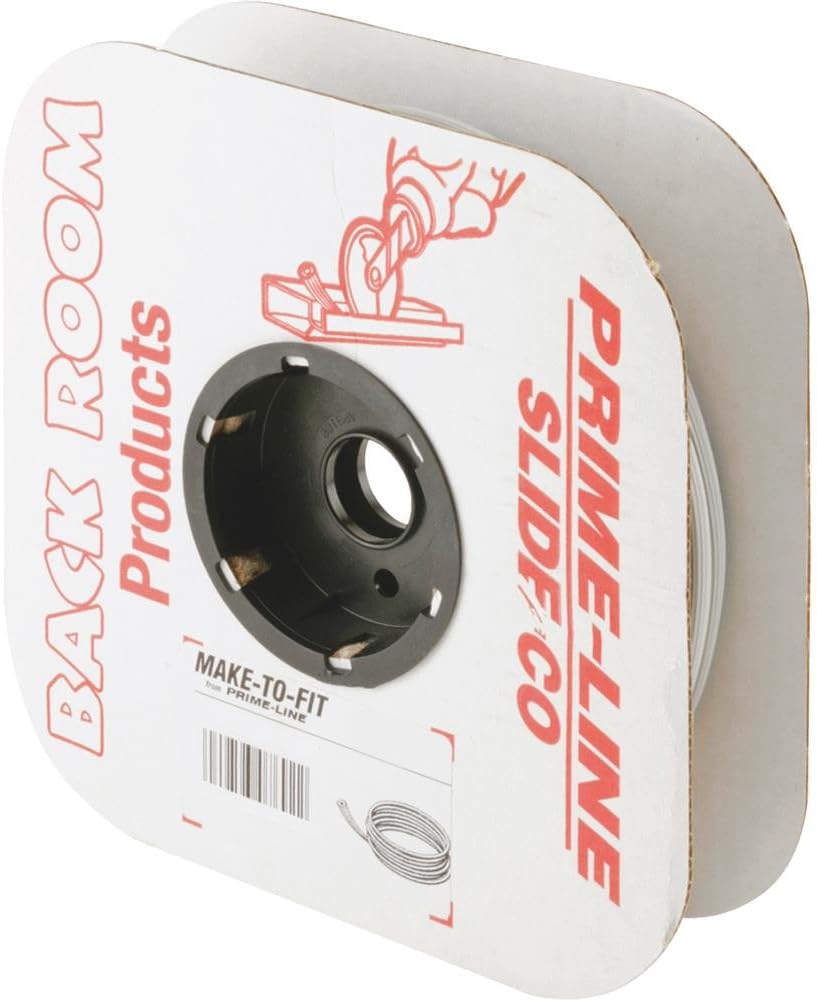 Prime-Line P 7709 0.25 In. x 250 ft. Roll Gray Spline (1 Roll)