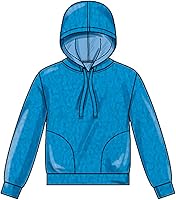 Vista 7 de New Look UN6759A - Juego de patrones de costura para sudaderas de señoritas y hombres fáciles de coser con variaciones de capucha, código de diseño