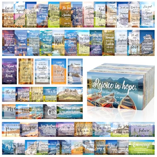 Estune 480 Pcs Bible Verse Cards With Full Scripture Bulk Mini Prayer Cards For Women And Men With Assorted Motivational Inspirational Quote Bulk For Friend Religious Christian Gift(Bright Style)