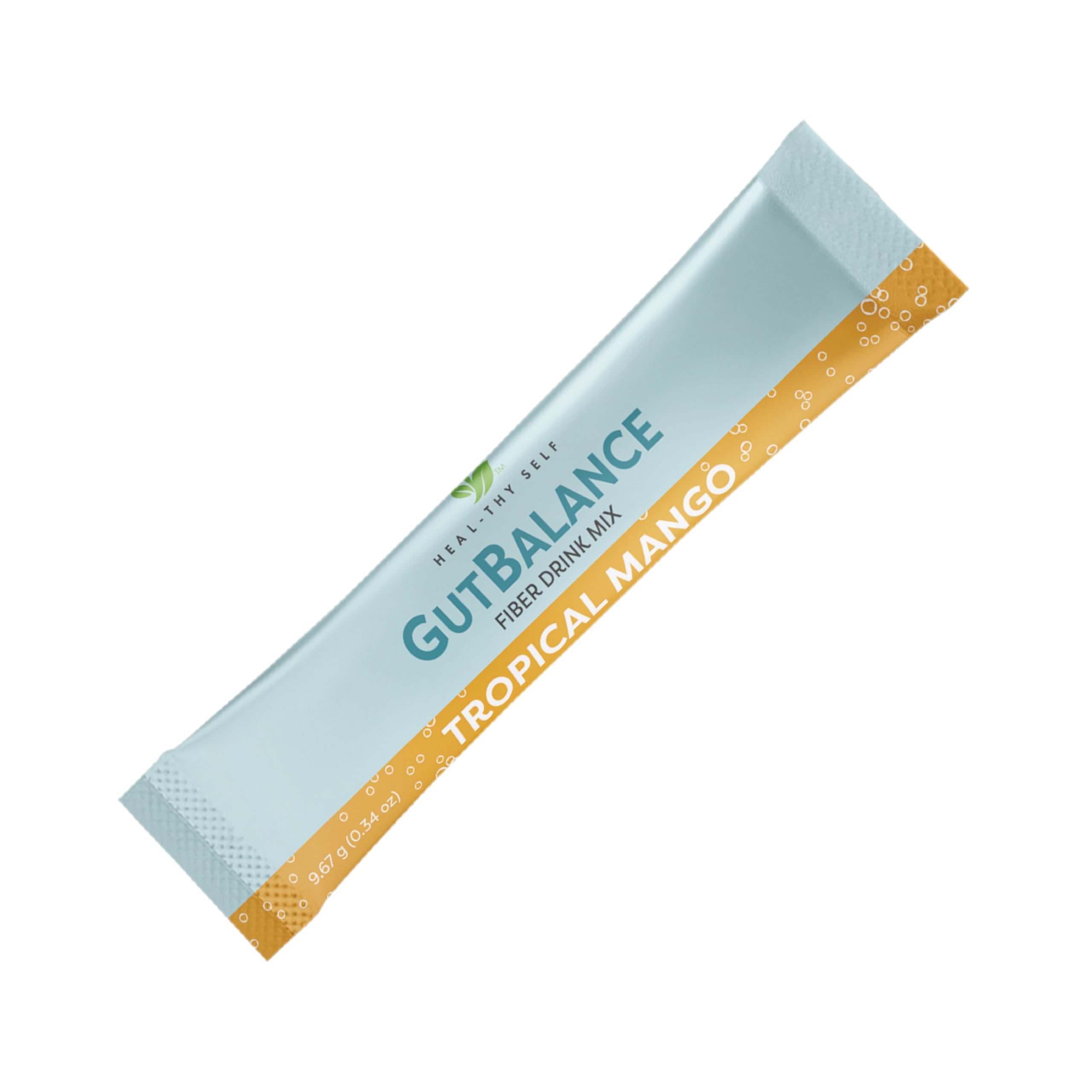 Sipology: GutBalance - Tropical Mango - 12 Stick Pack - Prebiotic Fiber Mix, Powder Drink, Promote Digestive Health, Organic Stevia, Plant Based-Vegan
