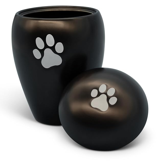 Foto 3 de 7 de FeinKnick Urna - 1 litro - para Gatos o Perros - Hecha a Mano de cerámica