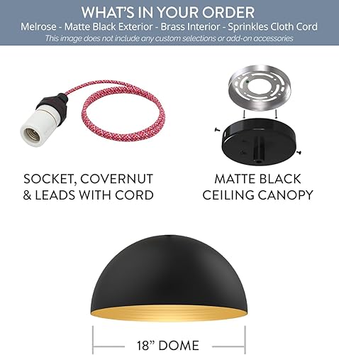 Vista 56 de Steel Lighting Co. Westwood - Lámpara de almacén Montaje en techo Cúpula redonda de 24 pulgadas Luz de granero de acero grande fabricada