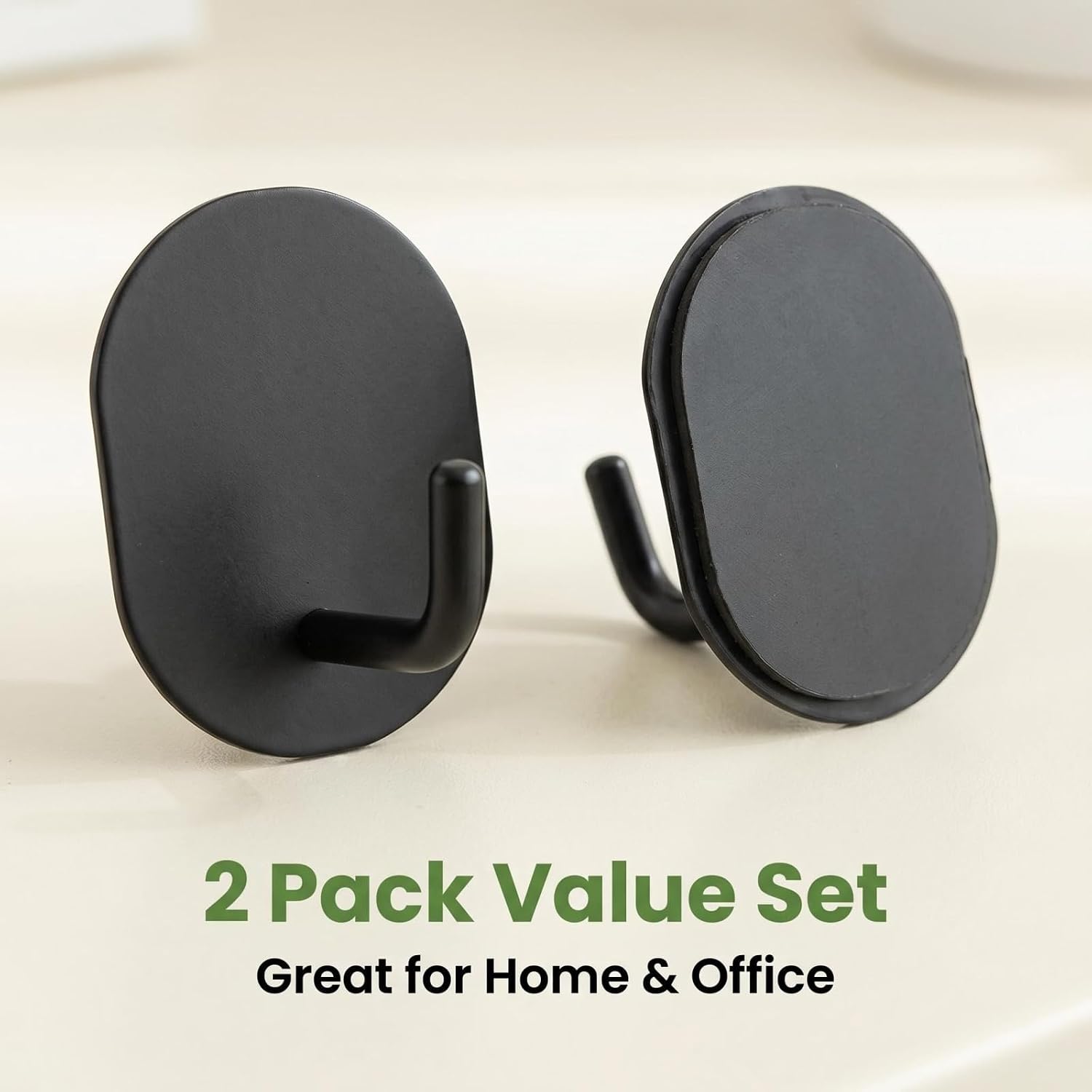 2 Pack Magnetic Hooks, Magnetic Refrigerator Hooks for Kitchen, Fridge, Cruise Cabins, Small Items Storage Sticky Notes Holder
