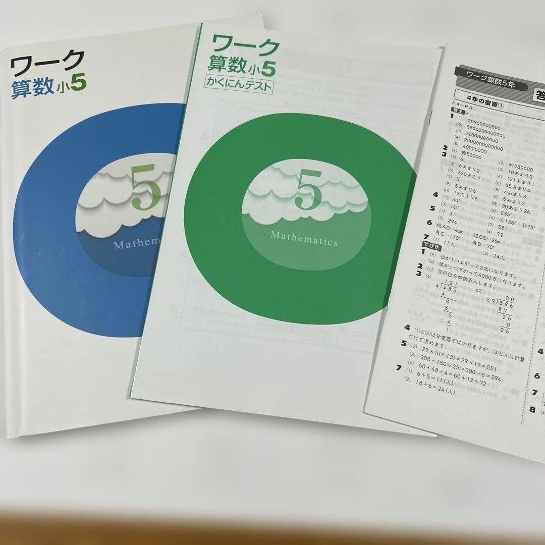 ⑤ワーク 算数 小5