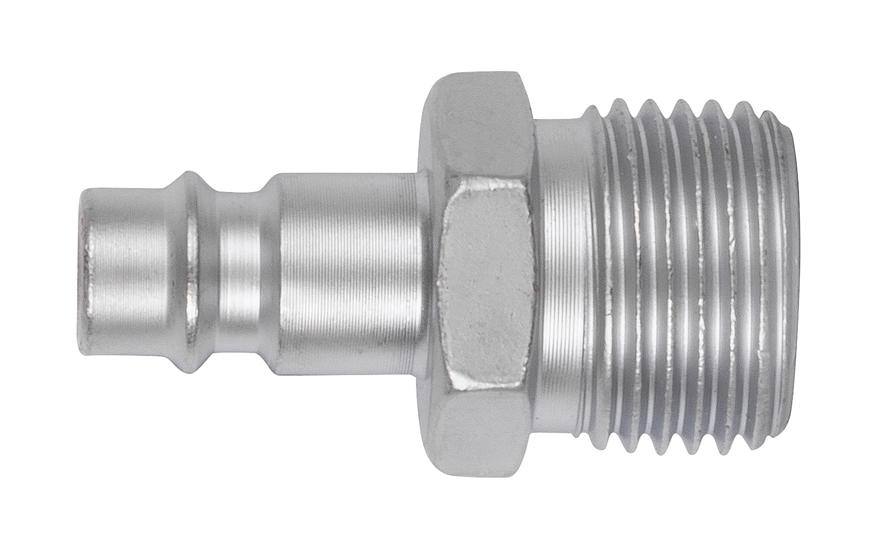 Sealey ACH68 High Flow Screwed Adaptor Male, 1/2" BSPT - Pack of 5 - Image 3