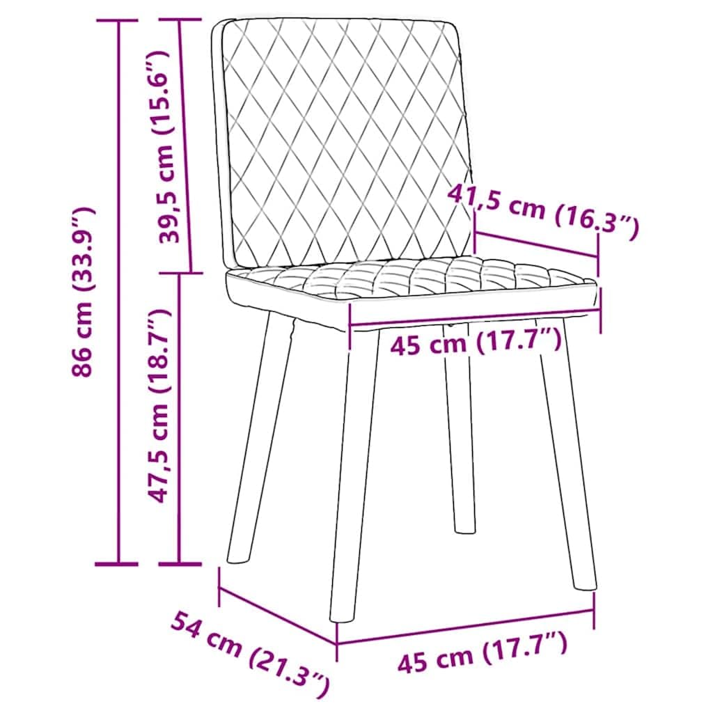 Juego de 4 sillas de comedor de tela azul vaquera, elegantes sillas tapizadas con suave funda de poliéster, resistente estructura de metal y madera y asiento cómodo para el comedor,