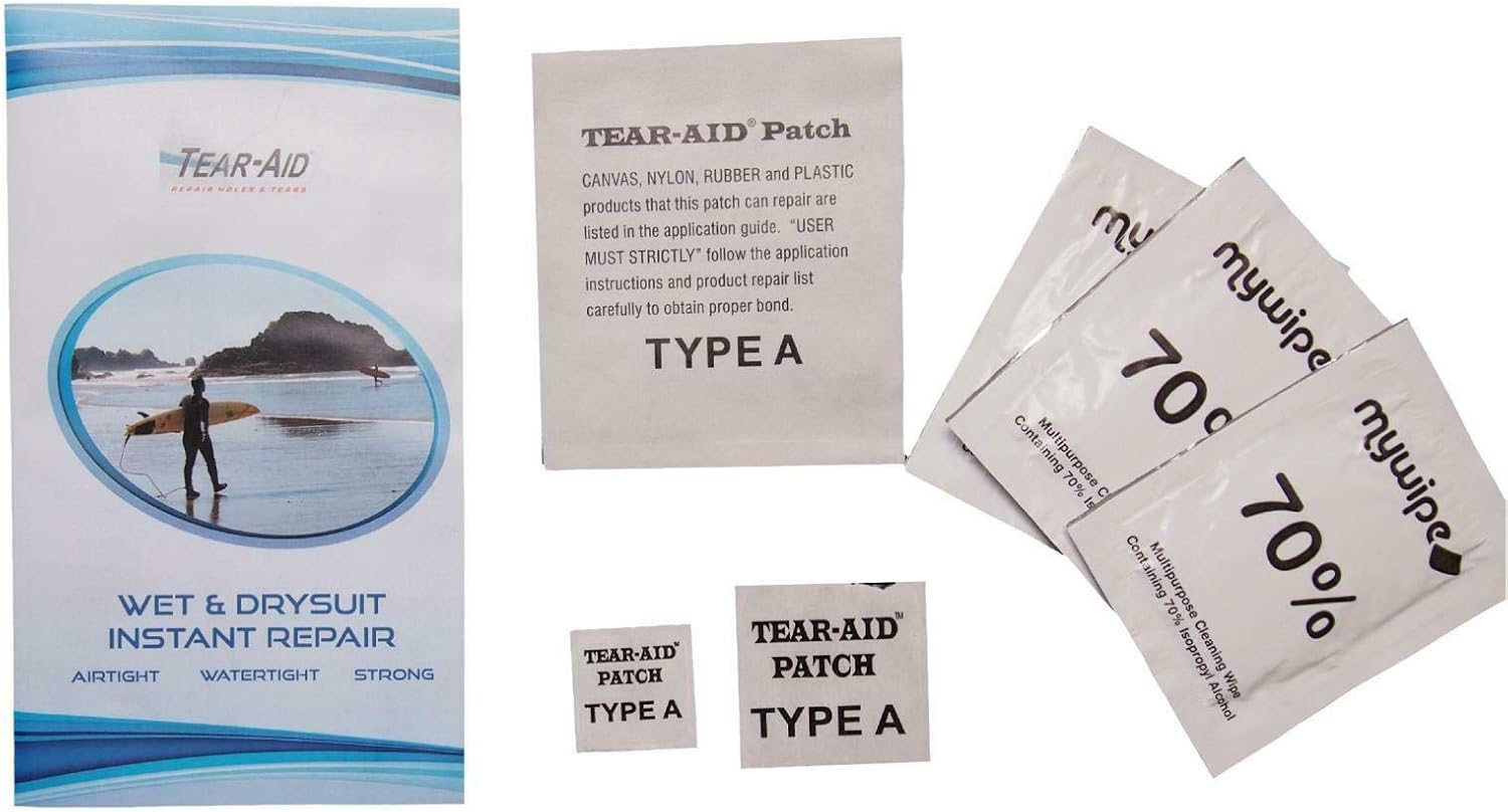 TEARAID Wetsuit & Drysuit Repair Patch Kit Type A x 3 Amazon.co.uk