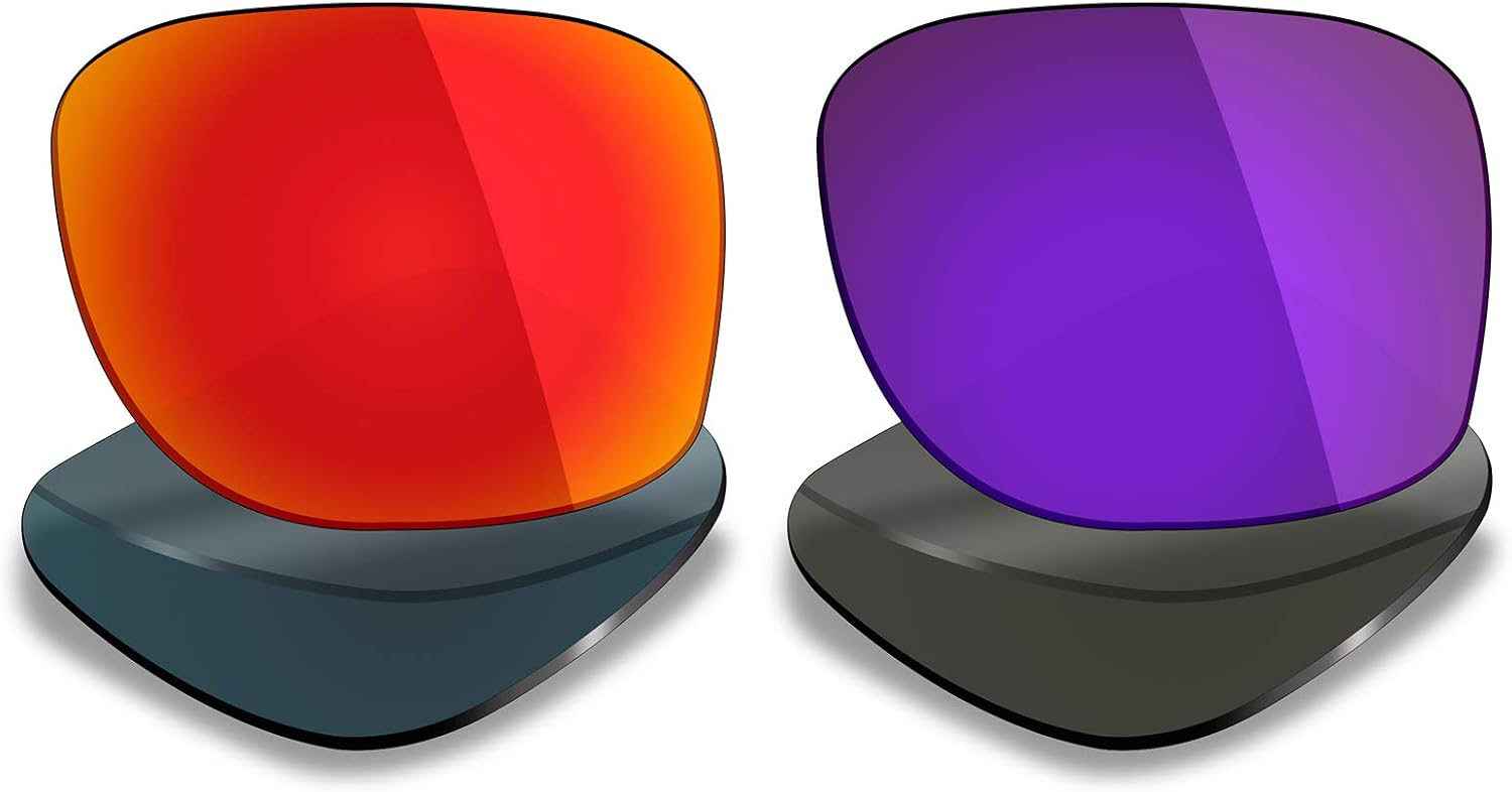 Mryok 2 Pair Polarized Replacement Lenses for Oakley Holbrook OO9102 Sunglass - Options