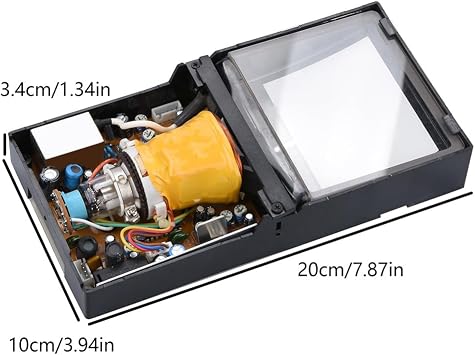 JSDNGU CRT Monitor Micro 4 12V 4.2W Black and White Vintage Electronic Picture Tube Screen