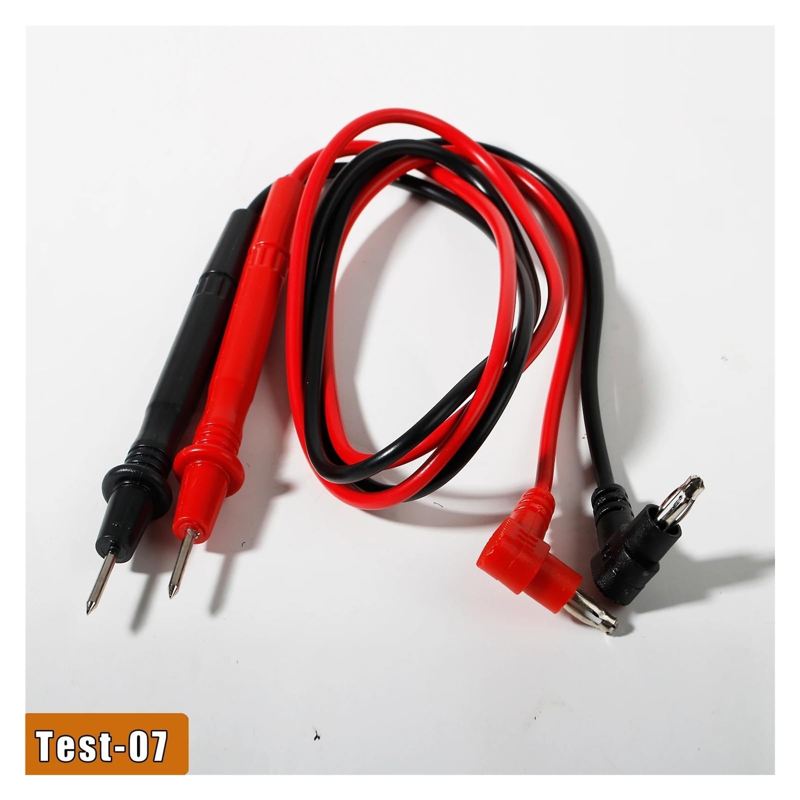 Cable de prueba de multímetro con clips de cocodrilo (test-07)