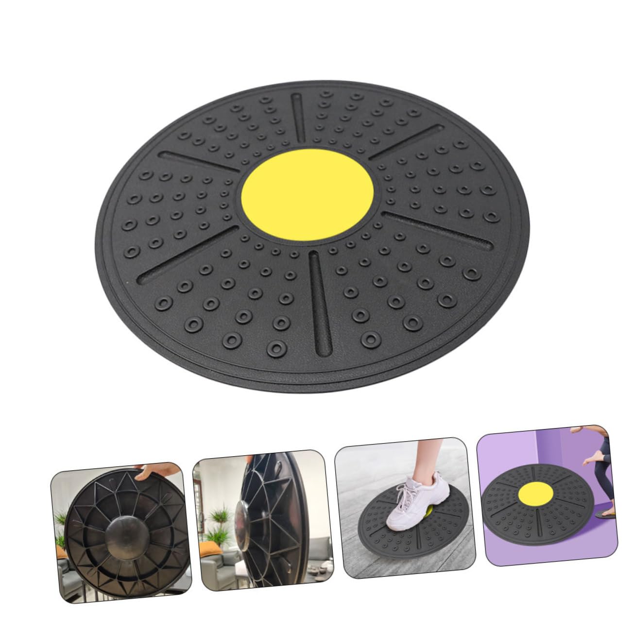 1pezzi Balance Massage Board Per Allenamento e Fitness Piattaforma Antiscivolo Per Esercizi Riabilitazione e Stabilità e Palestra