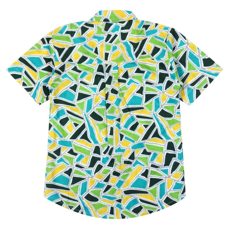 Image of superminis Boy's Cotton Regular Fit, Half Sleeves, Collared Neck, Printed Shirts for Casual Wear