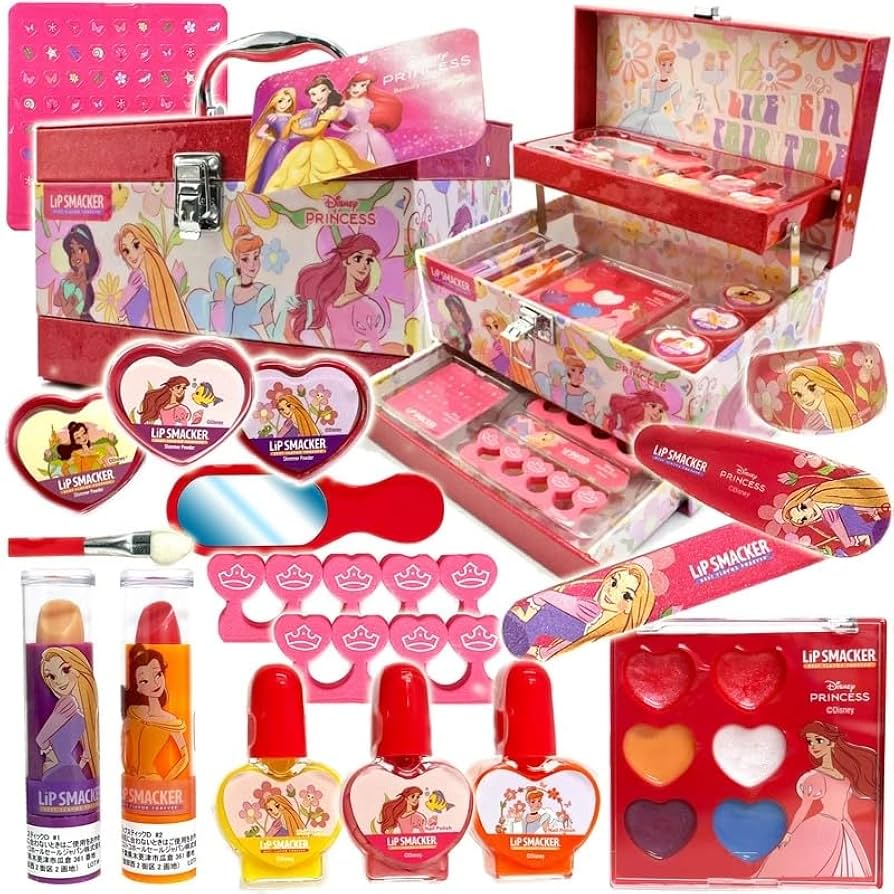 ディズニーキャラクター アクセサリーセット 2個 Amazon | ディズニープリンセス 2 キッズ コスメセット バニティ