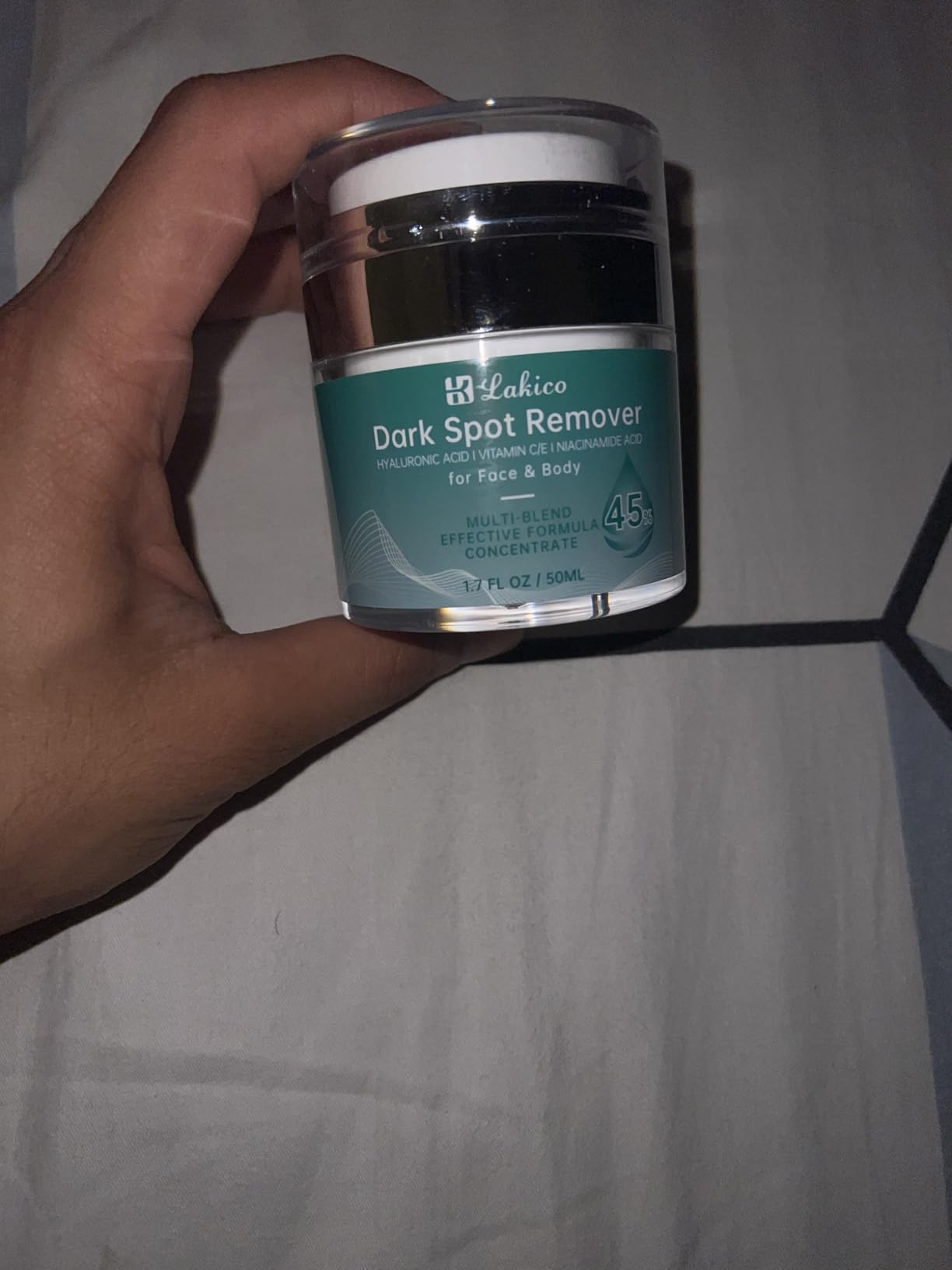 Lakico Dark Spot Remover for Face & Body, Dark Spot Corrector- Age Spot Sun Spot Freckles Melasma Brown Spot Remover Skin Care Repair Cream for All Skin Types1.7 FLOZ