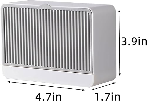 Miniatura 2 de xicveiuz - Paquete de 3 jaboneras a prueba de polvo para pared de ducha jabonera adhesiva para montar en pared protector de jabón de plástico sin