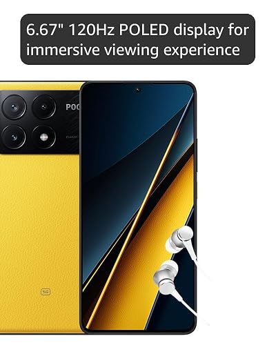 POCO X6 Pro 5G Yellow - Smartphone 12+512GB, MediaTek Dimensity