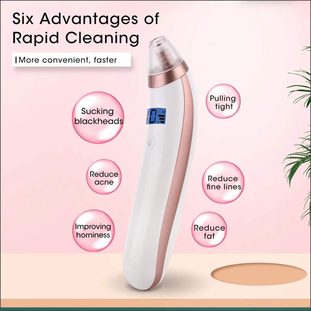 Limpiador De Poros Al Vacío Eléctrico Eliminador De Acné Para La Limpieza Facial Eliminación De Espinillas Succión Al Vacío Herramienta De Cuidado De La Piel Facial