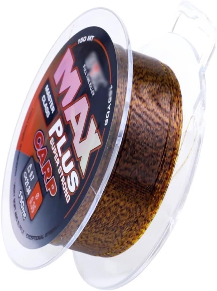 GLigeT Fishing Wire 300M Invisible Fluorocarbon Coated Fishing Line Spoted Bionic Monofilament Nylon Speckle Carp Fishing Accessories Nylon String(300m-0.14mm-1.88kg)