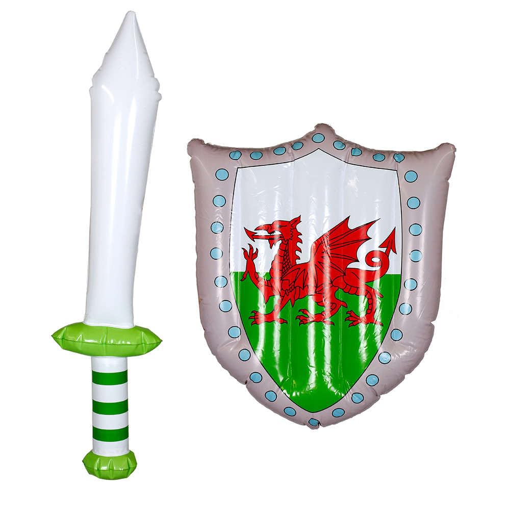 Inflatable Wales Sword and Shield