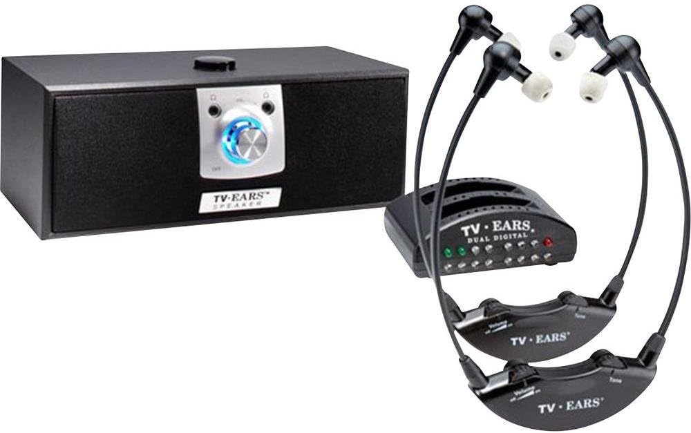 TV Ears 11941 5.0 Dual Digital Headphone System with Speaker