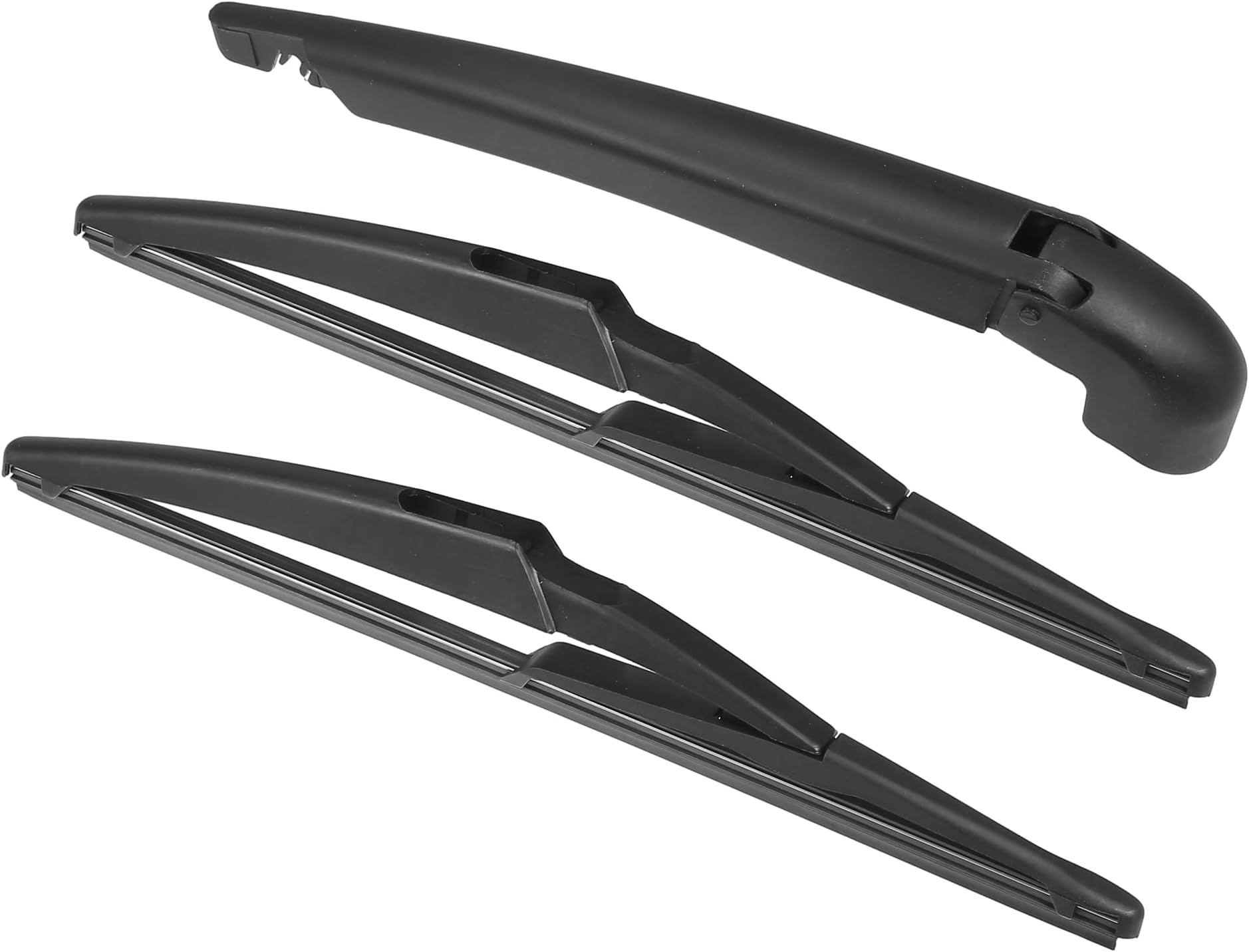 ACROPIX Rear Windshield Wiper Blade Arm Set Back Wiper Assembly Replacement Fit for Fiat 500 2007-2019 - Pack of 3