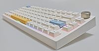 Vista 4 de NJ80-AP Teclado mecánico inalámbrico con perilla Bluetooth 5.0/2.4G/conexión con cable 75% Teclado para juegos programable RGB personalizado