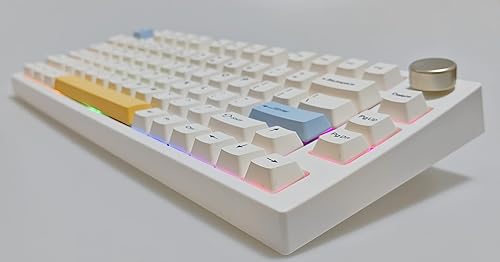 Miniatura 4 de NJ80-AP Teclado mecánico inalámbrico con perilla Bluetooth 5.02.4Gconexión con cable 75% Teclado para juegos programable RGB personalizado