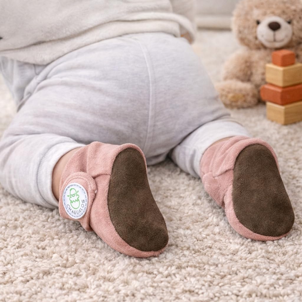 Baby Boot Leather Slippers Royal Blue, 0, US Footwear Size System, Infant, Numeric