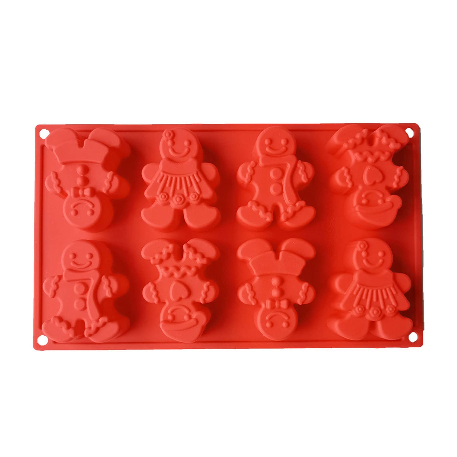 Buxuaaaa Silicone Mousse Christmas Themed Silicone Molds Chocolate Mold Baking Accessories for Baking Cake Christmas Chocolate Molds