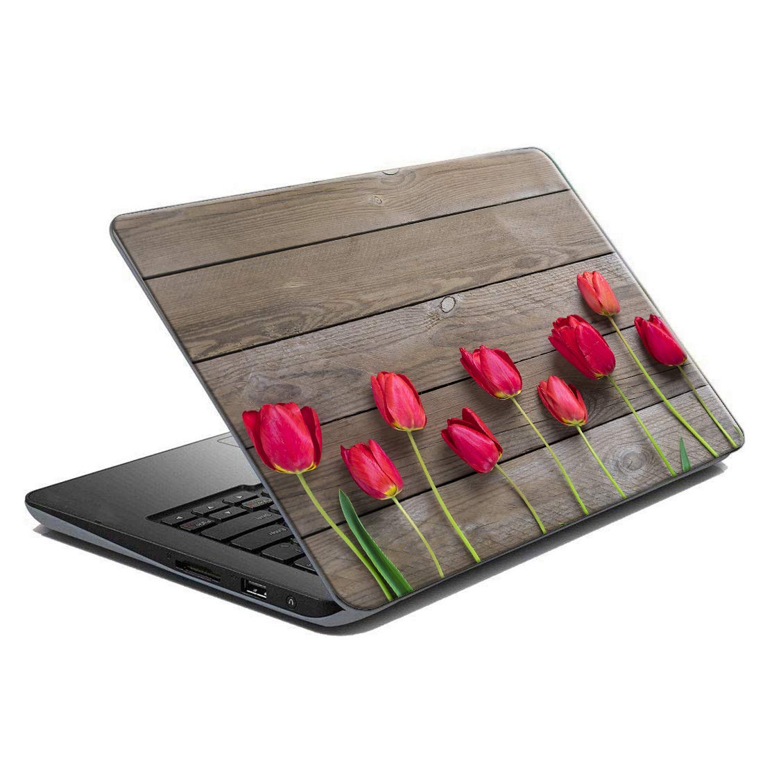 AH Decals Rose Tulip Wallpaper Sticker Decals Vinyl for Laptop Skin