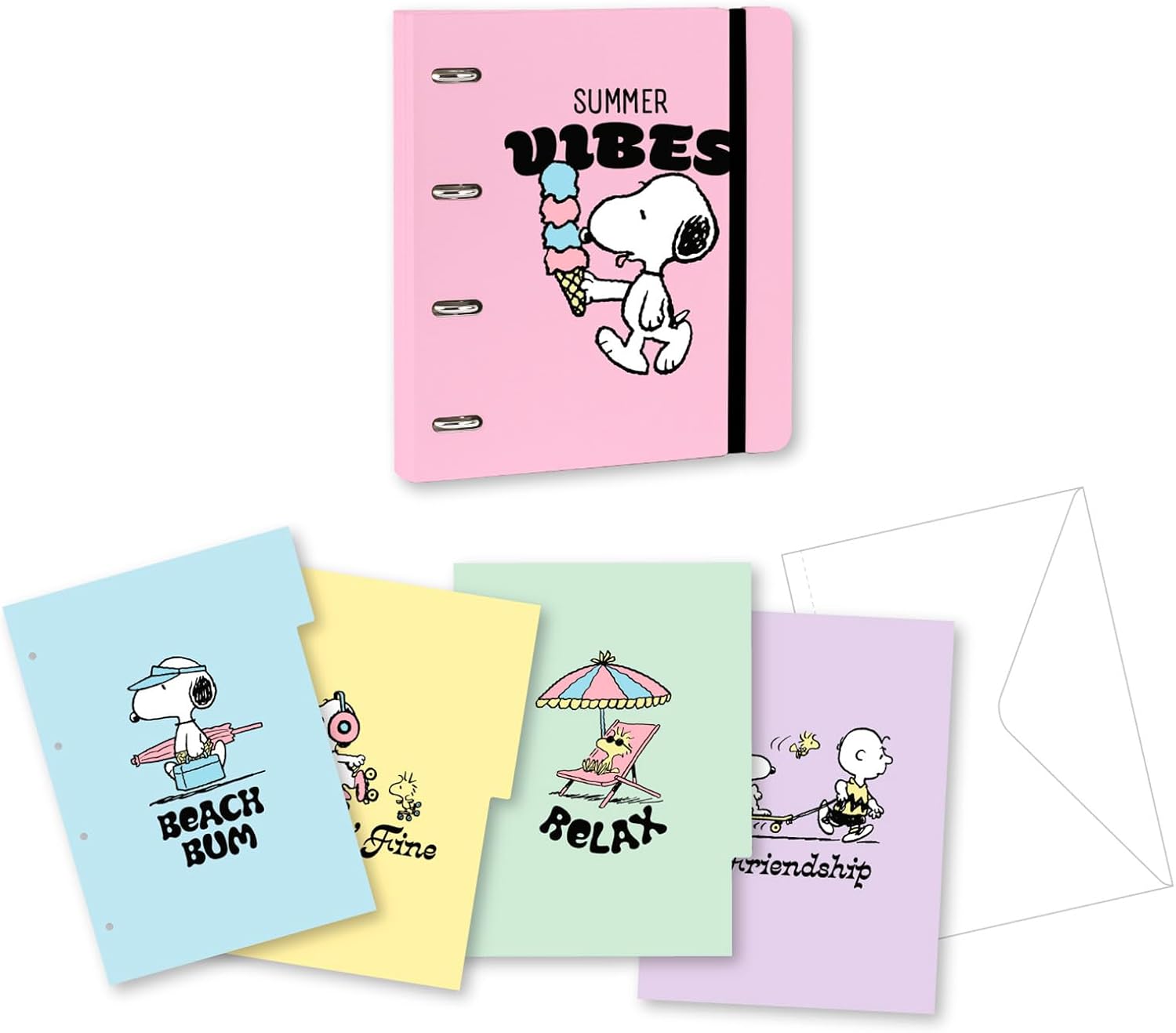 Grupo Erik Peanuts Snoopy 4 Ring Binder A4 - Stationery Gifts, Merchandise image 3