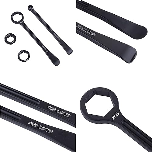 Vista 4 de PRO CAKEN Juego de llaves de palanca para cuchara de hierro de neumático, 10MM/0.39'', 13MM/0.51'', 22MM/0.87'', 27MM/1.06'', 32MM/1.26'' Kit