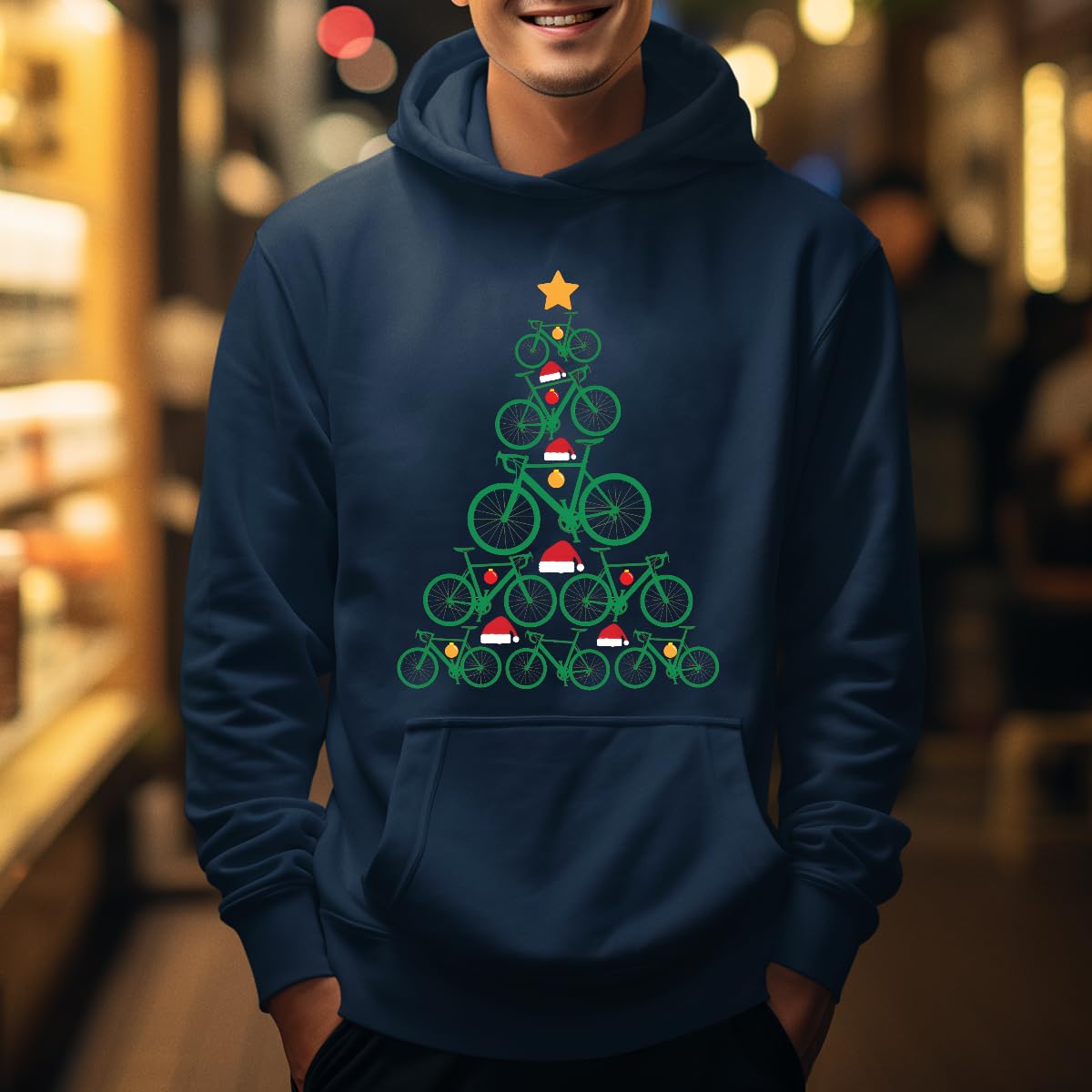 Maglione per albero della bicicletta – Natale