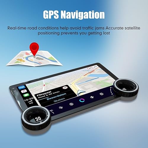 Miniatura 43 de KUNFINE Universal CarPlay/Android Auto Autoradio Android FM Radio Navegación del Coche Estéreo Pad Reproductor Multimedia GPS 7 "IPS Pantalla Táctil