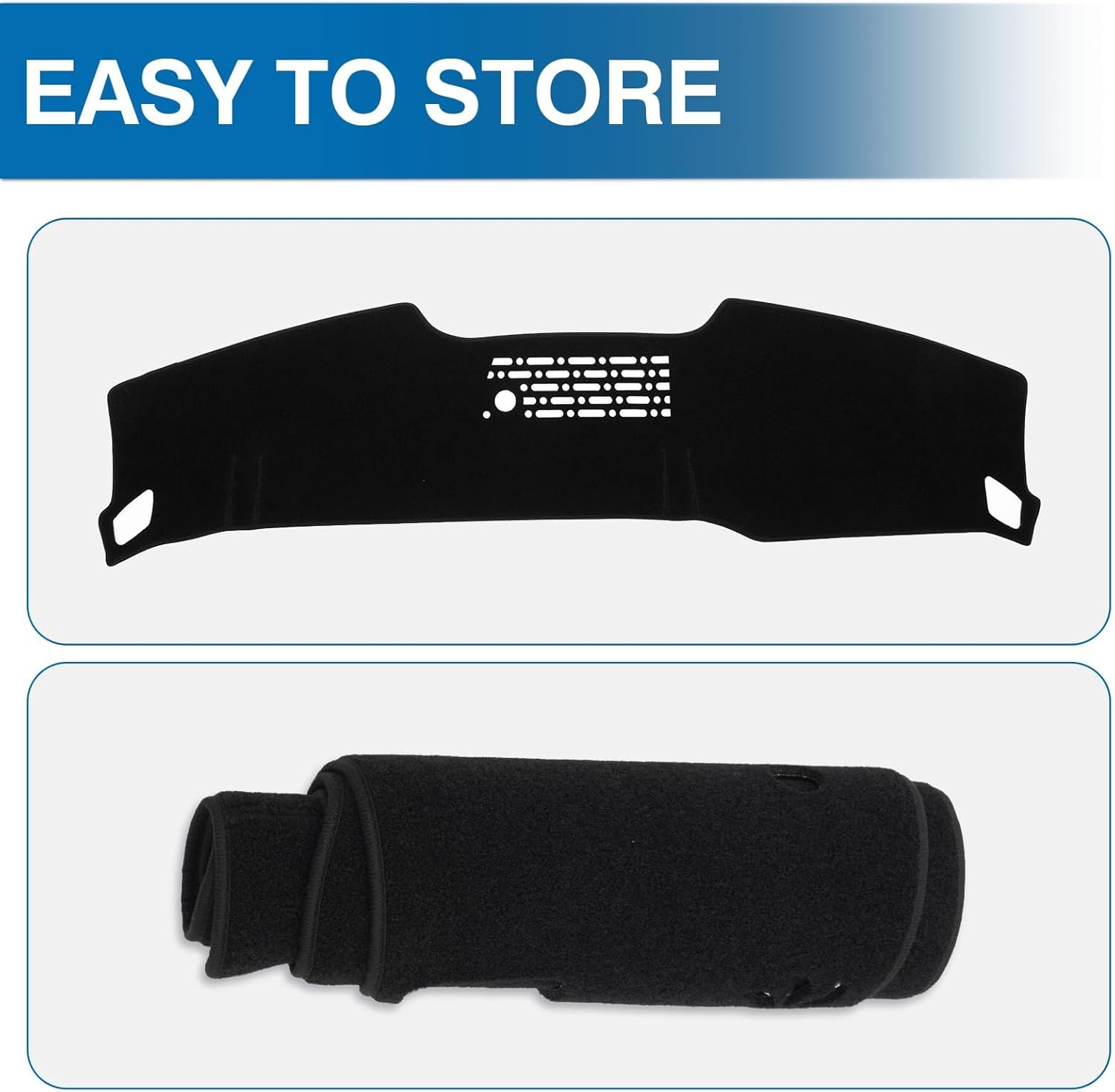 KUST Black Dash Cover for Kia K4 2025-2026 Left Hand Drving Dash Carpet Polyester Non-Slip Dash Protector Interior Accessories for K4 Custom Fit Dash Mat Sunshade Windshield Glare