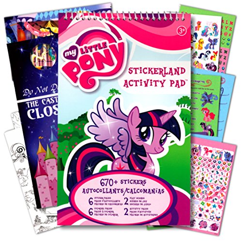 My Little Pony Stickerland Activity Pad With Over 655 Stickers