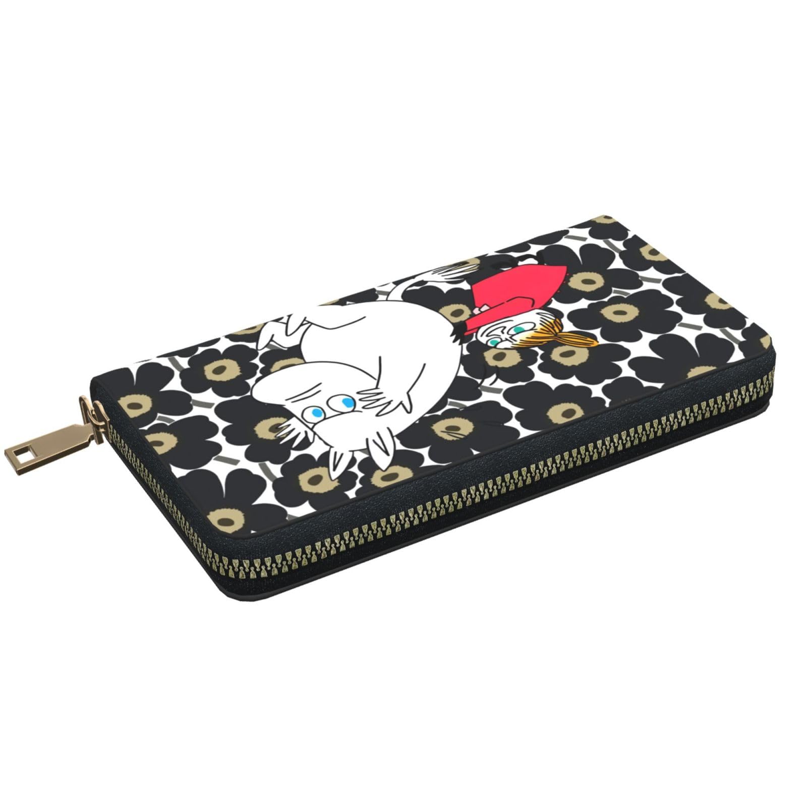 Amazon.co.jp: 財布 ムーミン リトルミイ 花柄 長財布 レザー なが 